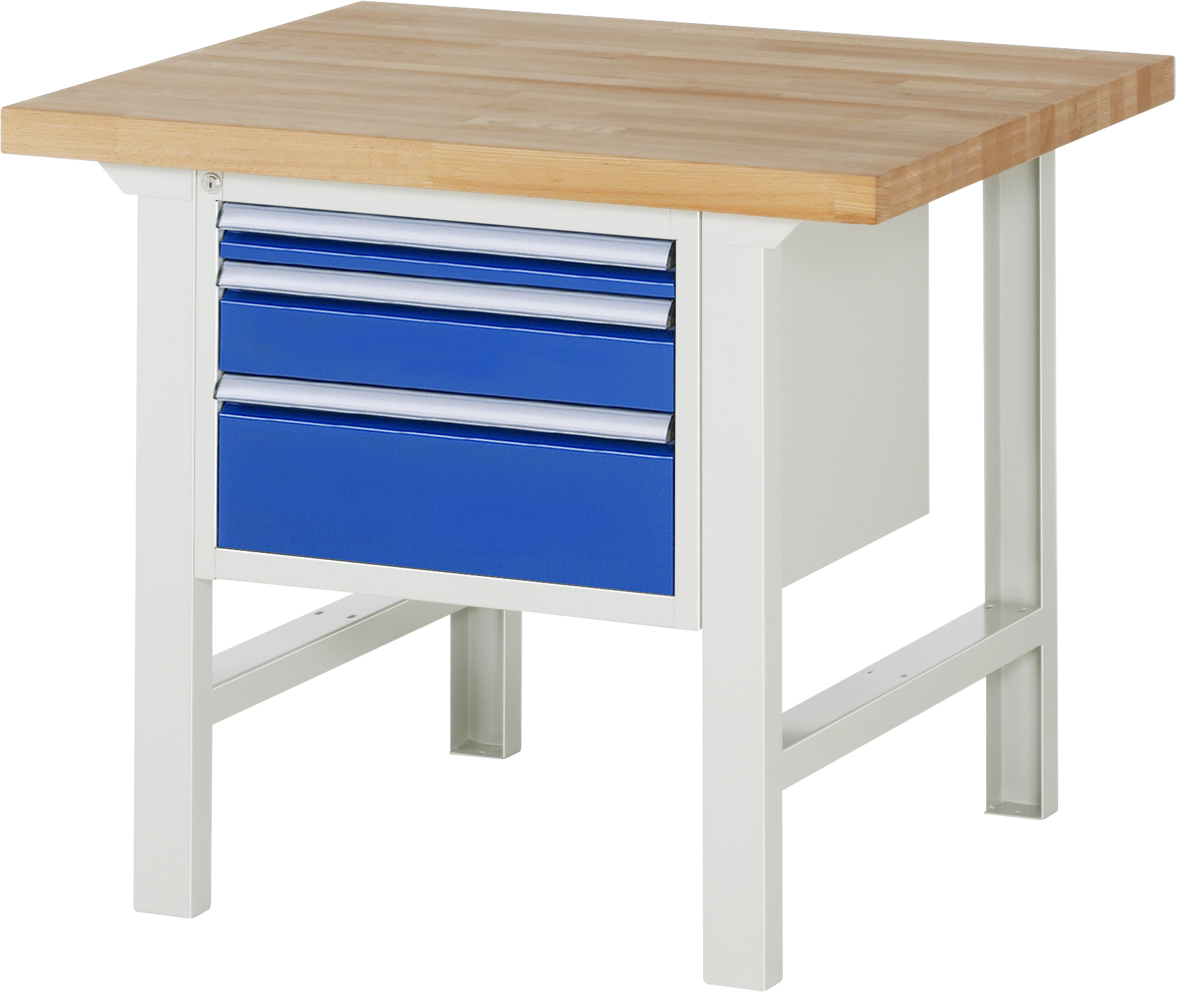 Werkbank Modell 7000, B 1000 x T 900 x H 840 mm, Buche-Massiv-Platte 40 mm