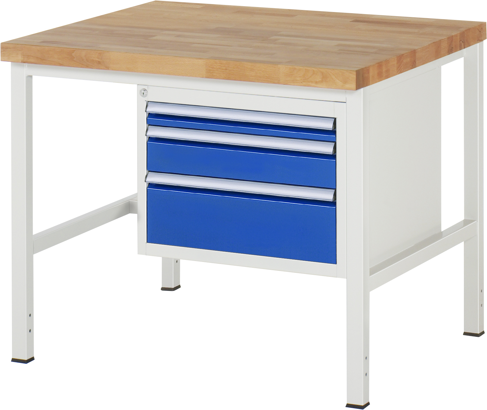 Werkbank Modell 8126, B 1000xT 900xH 840mm, Buche-Massiv-Platte 40mm