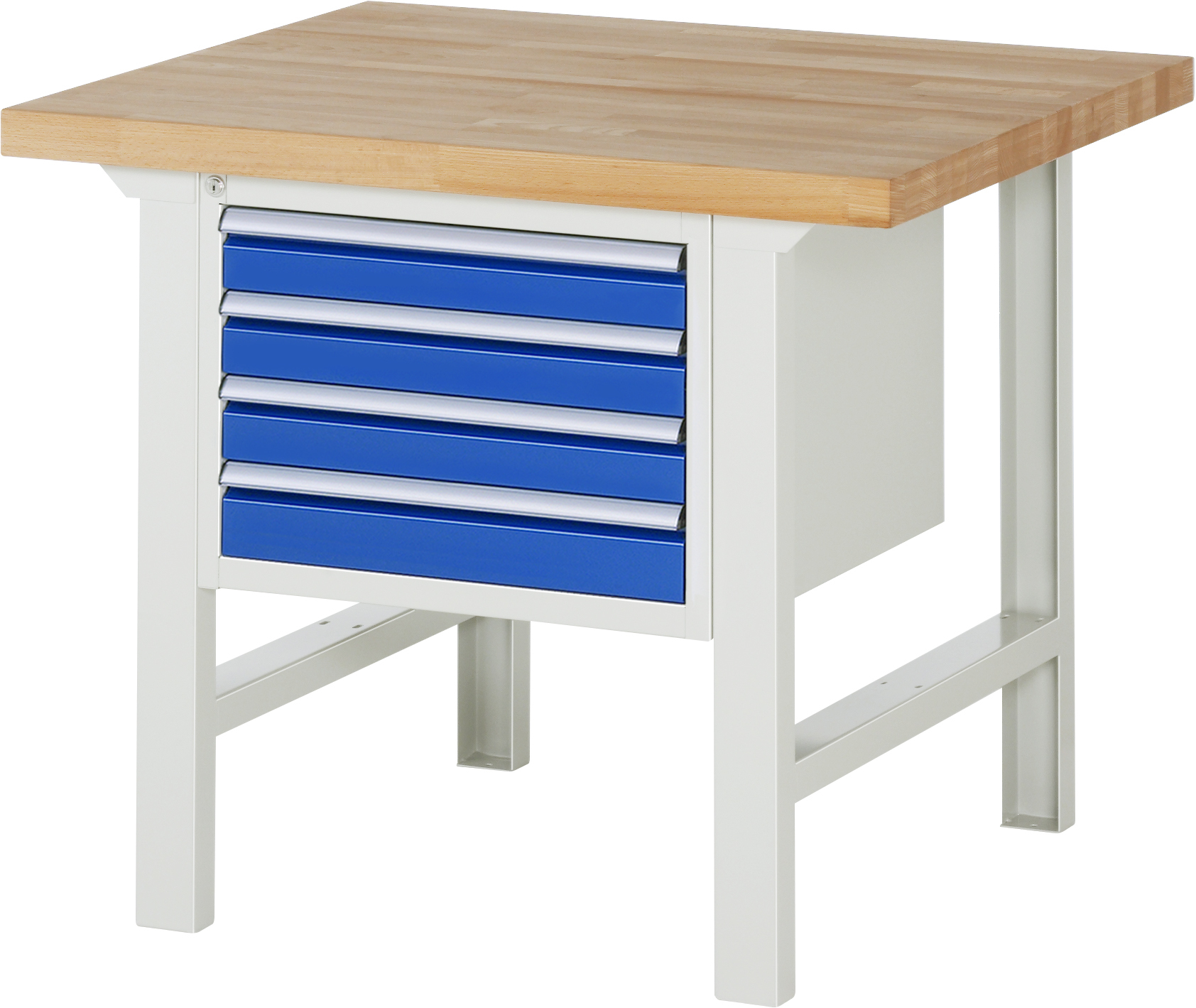 Werkbank Modell 7000, B 1000 x T 900 x H 840 mm, Buche-Massiv-Platte 40 mm