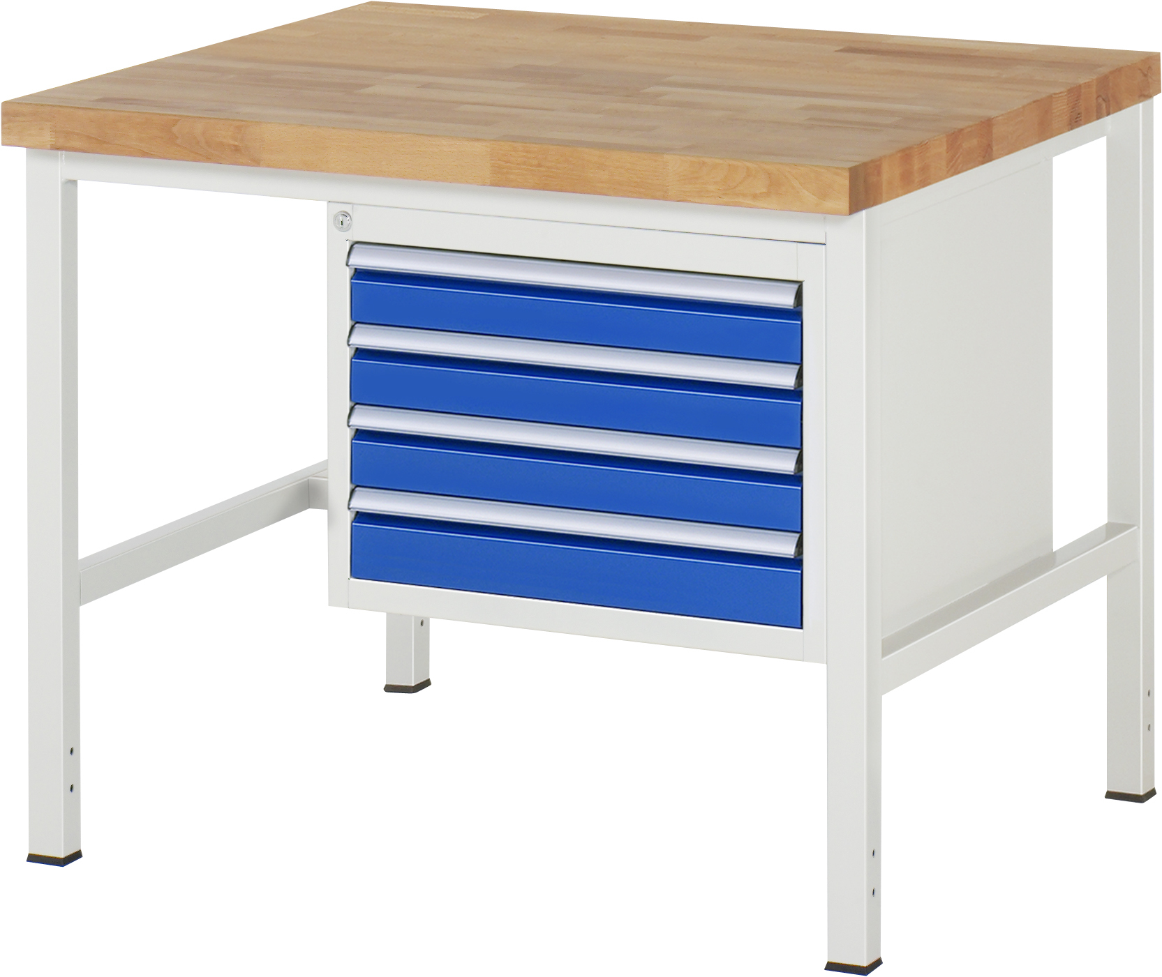 Werkbank Modell 8133, B 1000xT 900xH 840mm, Buche-Massiv-Platte 40mm