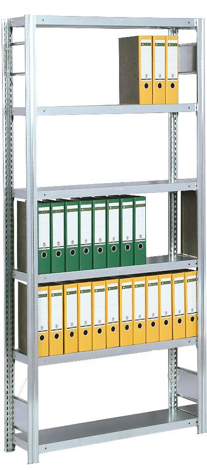 Bürogrundregal Höhe 2000 mm, Breite 1005 mm, Tiefe 600 mm