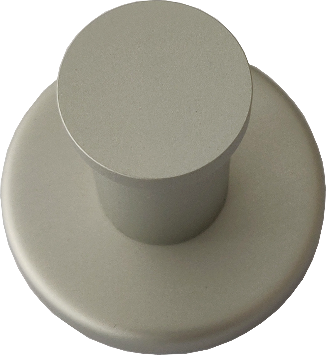 Mantelhaken aus ALU, silberfarben eloxiert