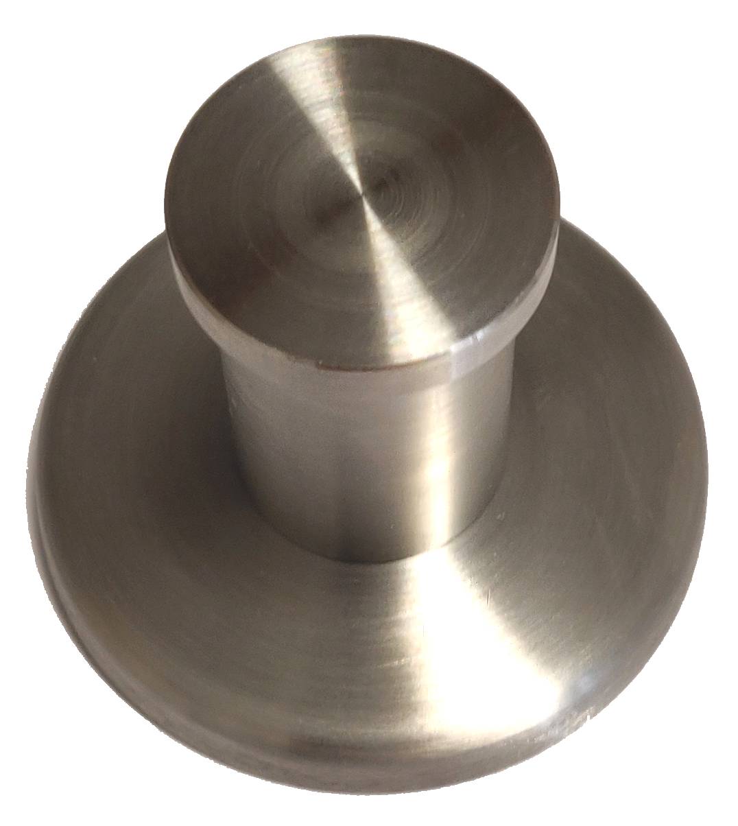 Mantelhaken aus Edelstahl, gebürstet