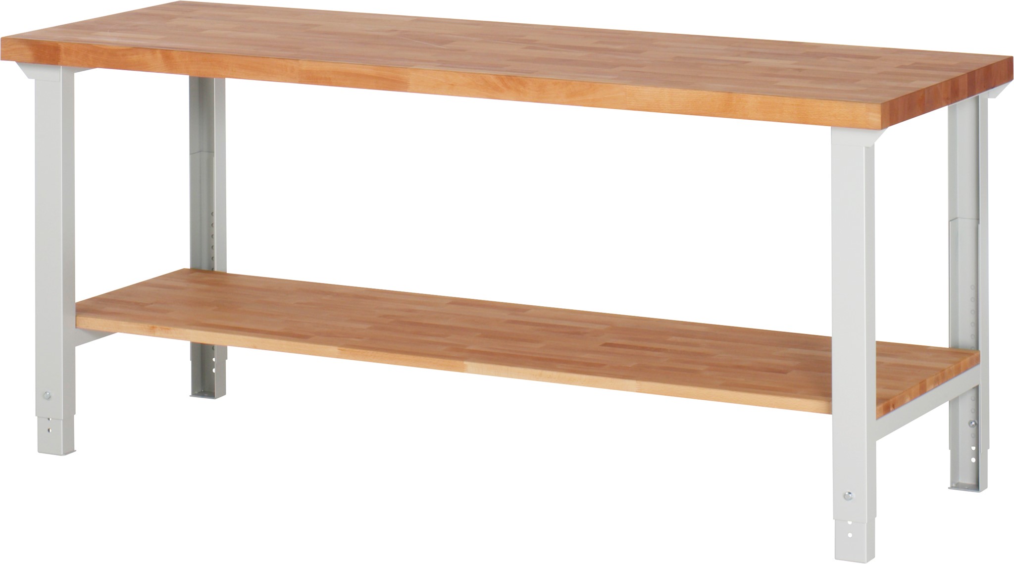 Werkbank variable Höhe, 2000x700x790-1140 mm LxTxH