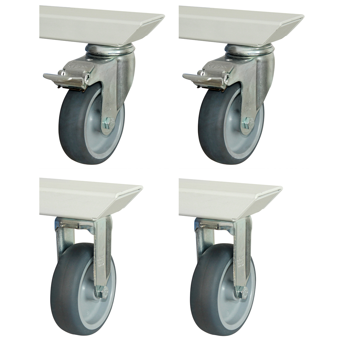 Rollensatz für Arbeitstische Serie Adlatus 150