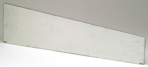 Schüttenabtrenner/-abschluss links für Regaltiefe 300 mm