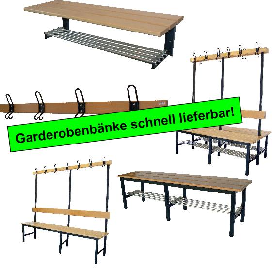 Garderobenbänke/-leisten ab Lager