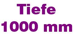 Tiefe 1000 mm
