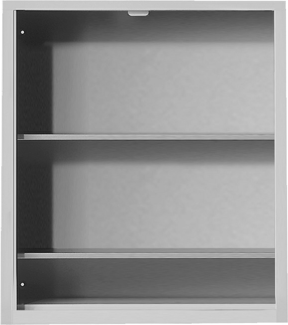 Ordnungsschrank mit Lagersichtkästen, 780x690x285 mm HxBxT, Modell 10, RAL 7035 lichtgrau, ohne Lagersichtkästen