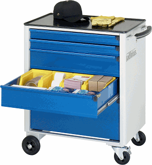 Werkzeugwagen, B 700 x T 500 x H 860 mm