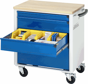 Werkzeugwagen, B 700 x T 500 x H 795 mm