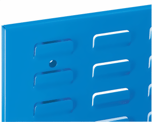 Schlitzplattenwand 450x1000 mm HxB, RAL 5012 lichtblau
