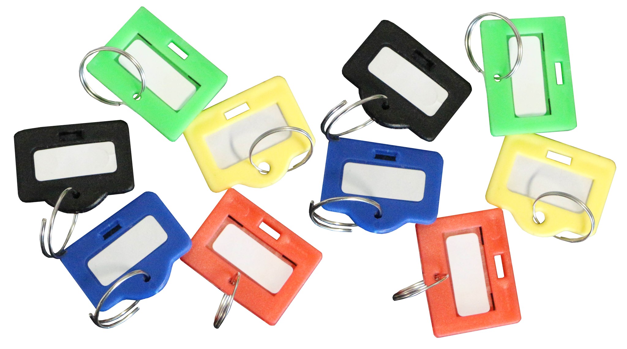 Schlüsselanhänger 10er Set farblich sortiert