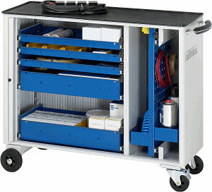 Werkzeugwagen, B 1025 x T 400 x H 860 mm