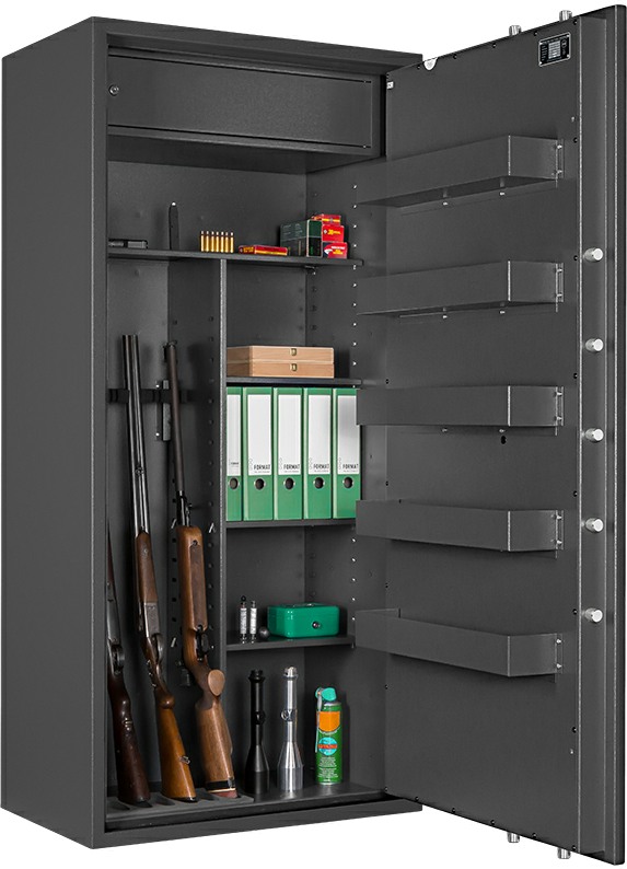 Waffenschrank Modell GW-CV 5 Multi-Set, Grad 1