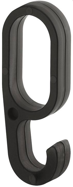 Einhängehaken für Kleiderstange aus Ovalrohr