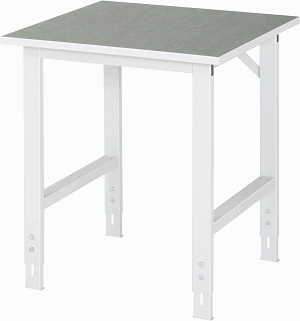 Arbeitstisch, B 750 x T 800 x H 760-1080 mm