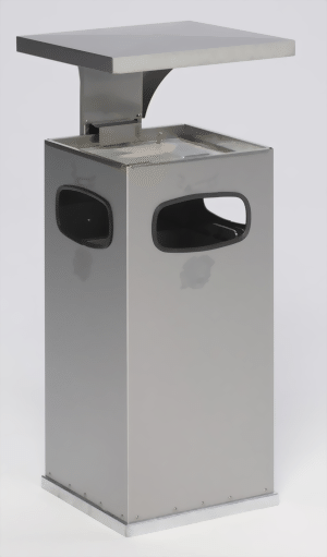 Standascher Edelstahl geschlffen Modell B 32
