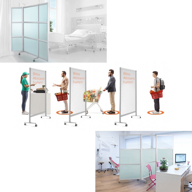 Mobile Trennwände