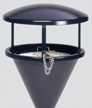 Dach für Standascher anthrazit RAL 7021