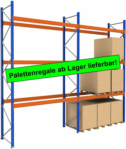 Palettenregale ab Lager