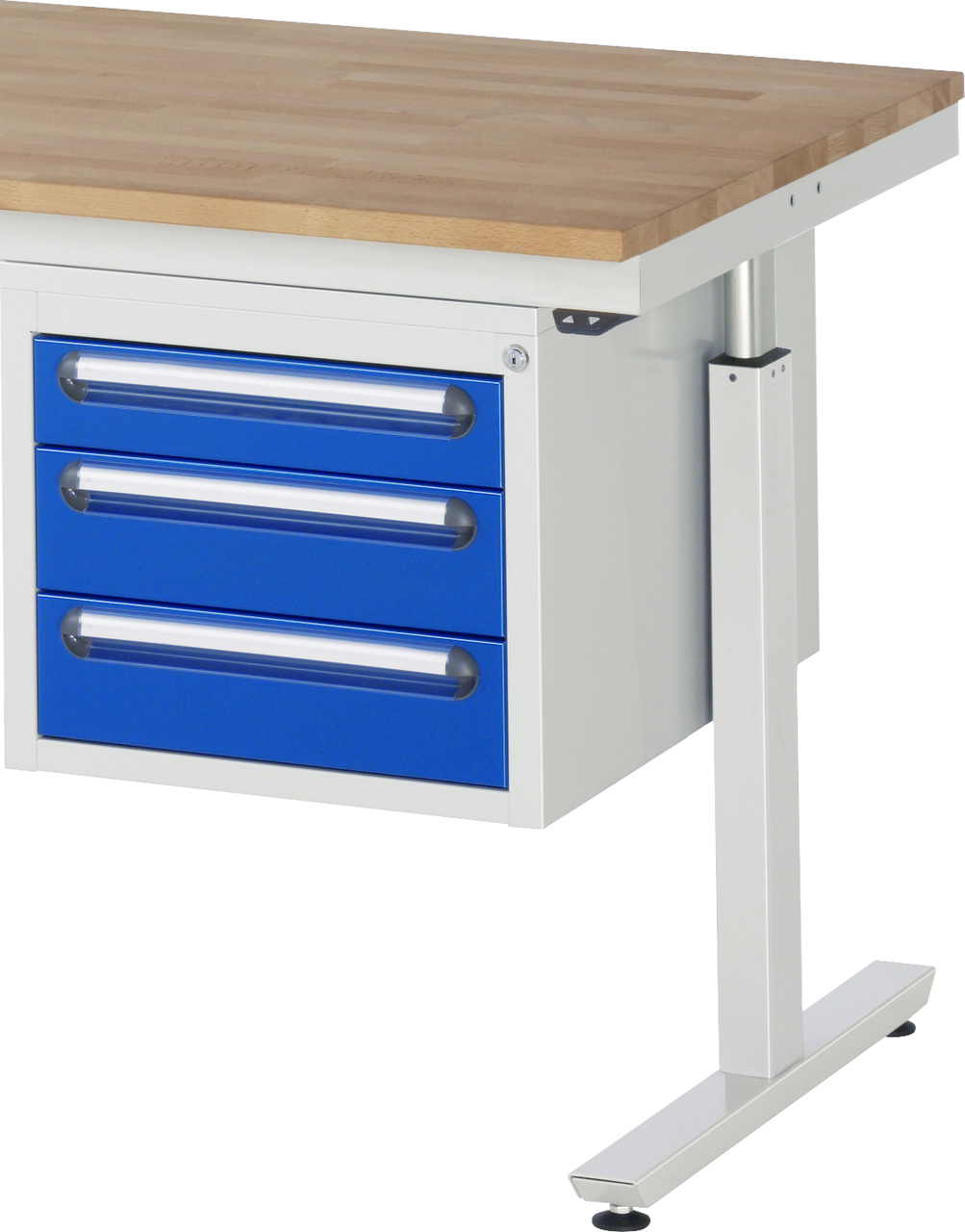 Schubladenblock mit 3 Schubladen für unter Arbeitstisch