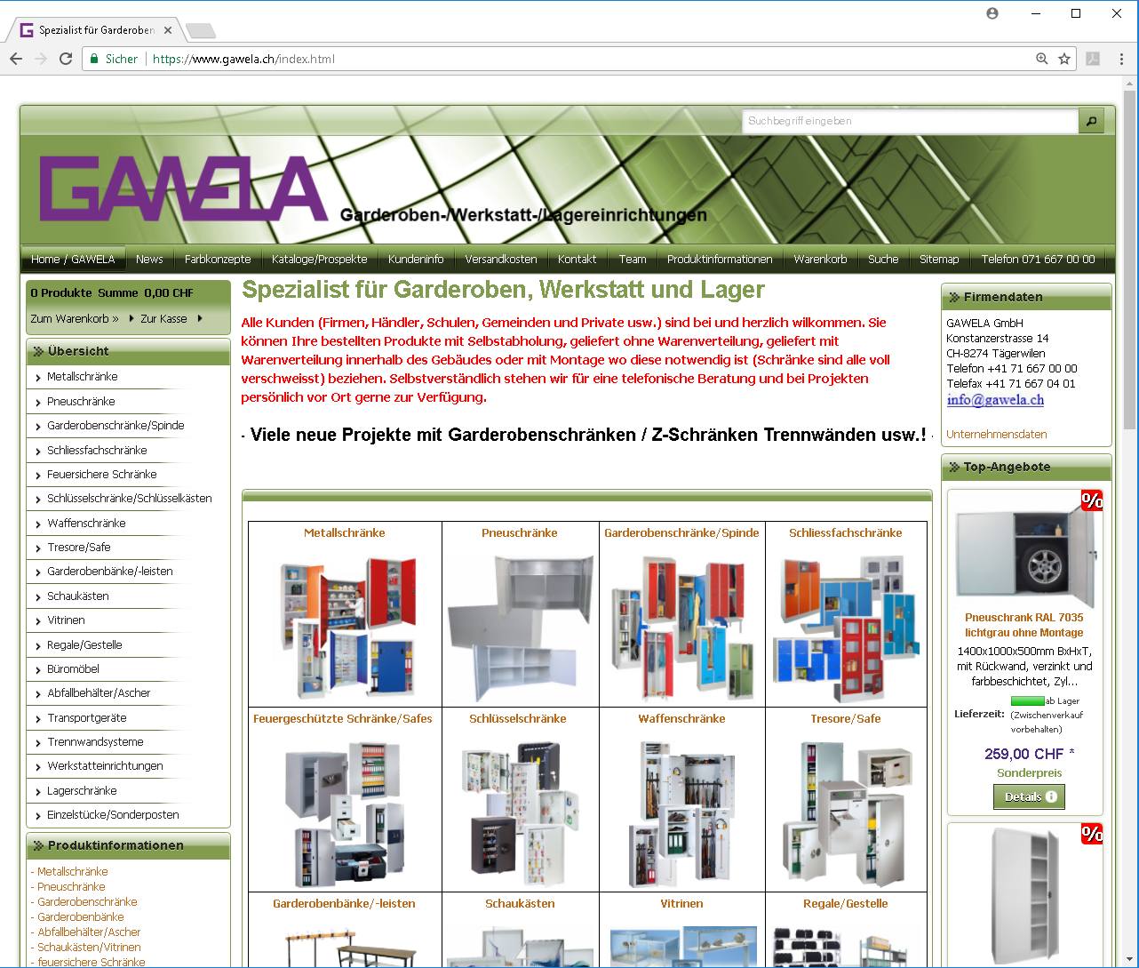 Komplettumstellung des GAWELA Internetauftritts