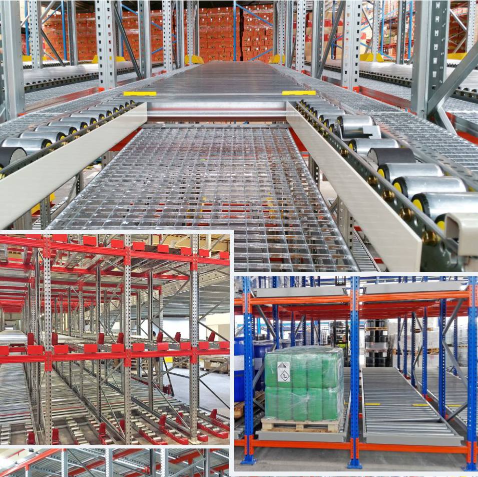 Dynamische Palettenregale