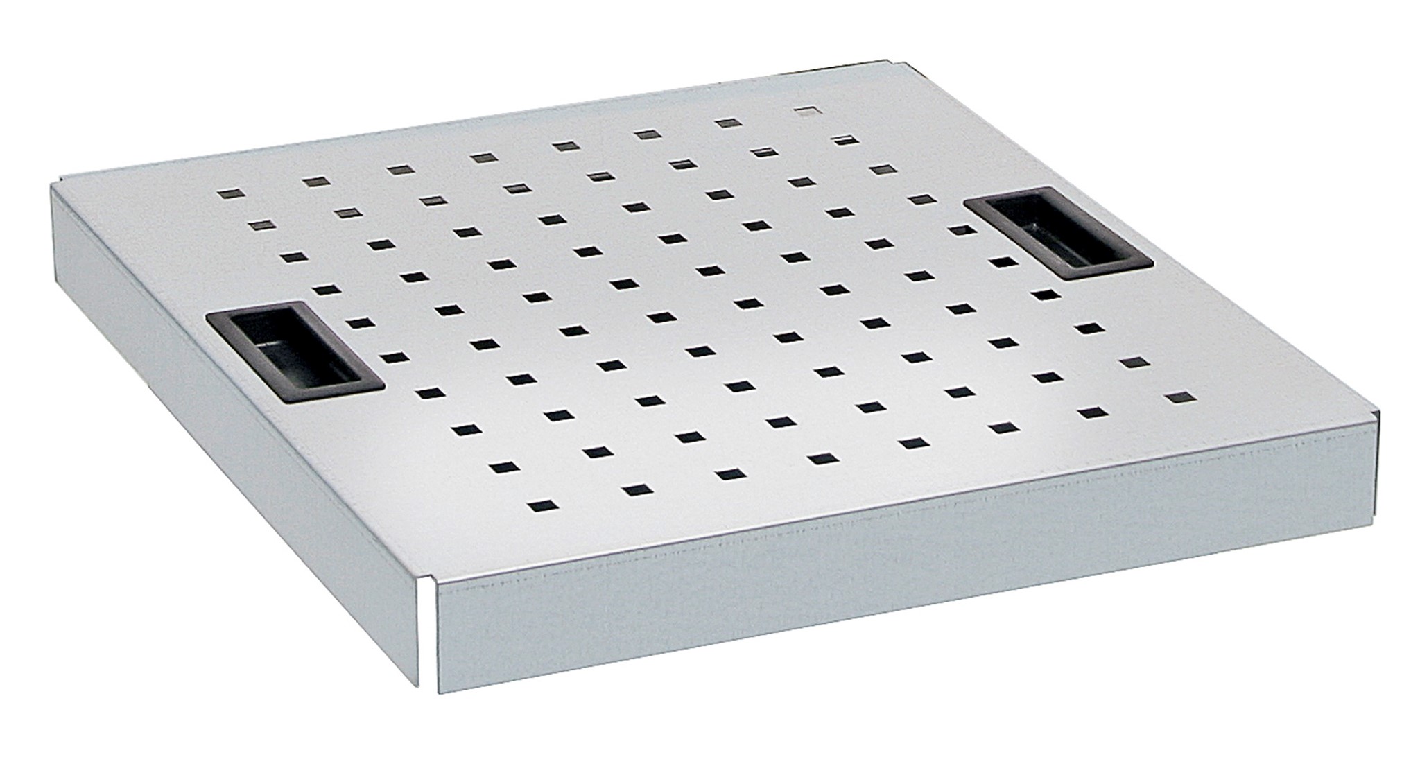 Lochblech-Inlet verzinkt, für Abteilbreite 500 mm