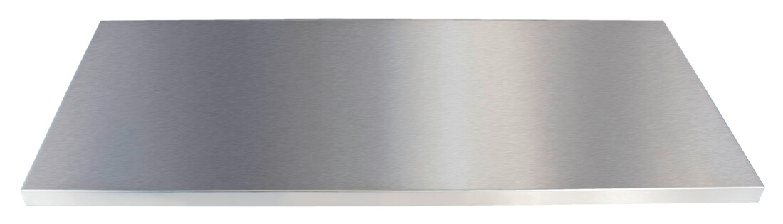 Fachboden Edelstahl für Abteilbreite von 900 mm