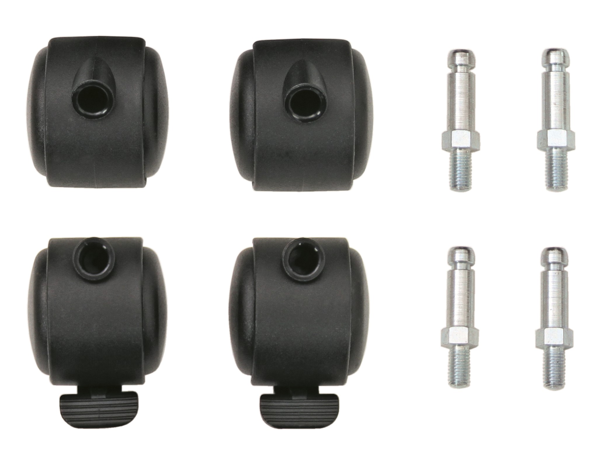 Satz Doppelrollen aus glasfaserverstärktem Polyamid