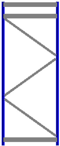 Seitenrahmen 2500x1000 mm HxT
