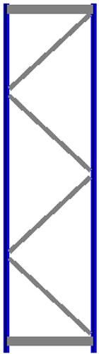 Seitenrahmen 3000x800 mm HxT