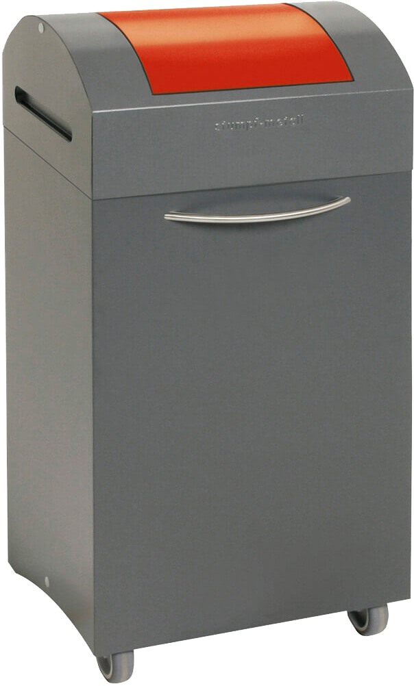 Abfalltrennsystem Modell TS2000, 60 Liter, roter Einwurf, selbstlöschend