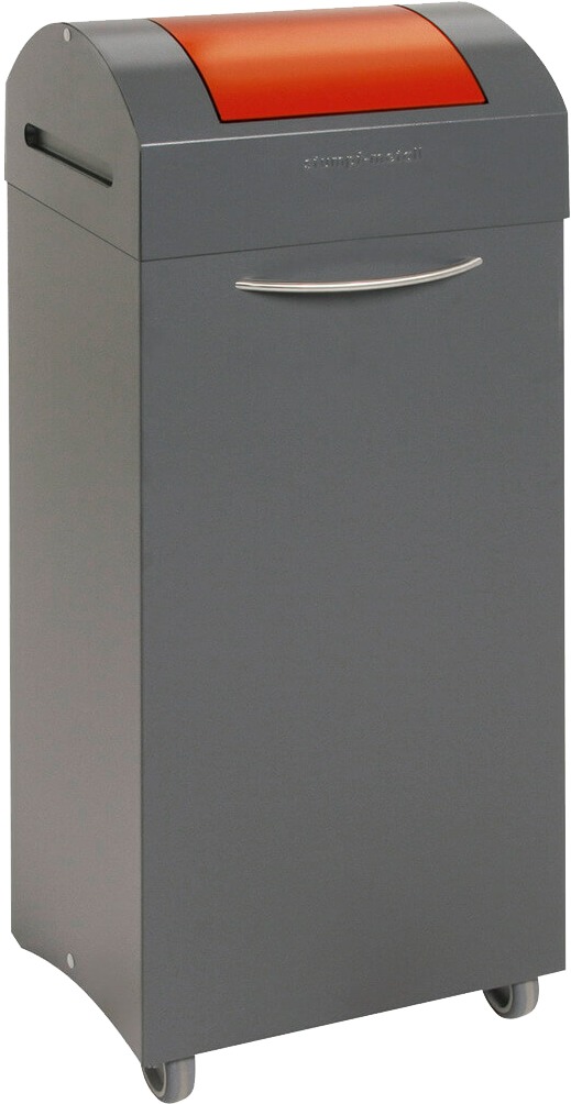 Abfalltrennsystem Modell TS2000, 75 Liter, roter Einwurf, selbstlöschend