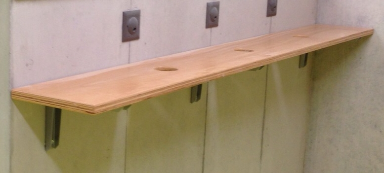 Wandföhnhalter Länge 600 mm, Tiefe 245 mm