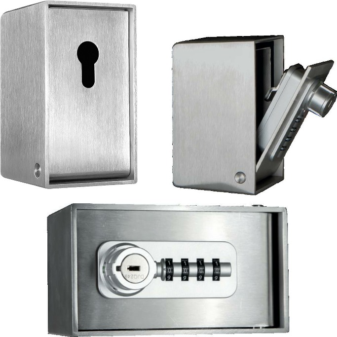 Schlüsseldepot aus Edelstahl