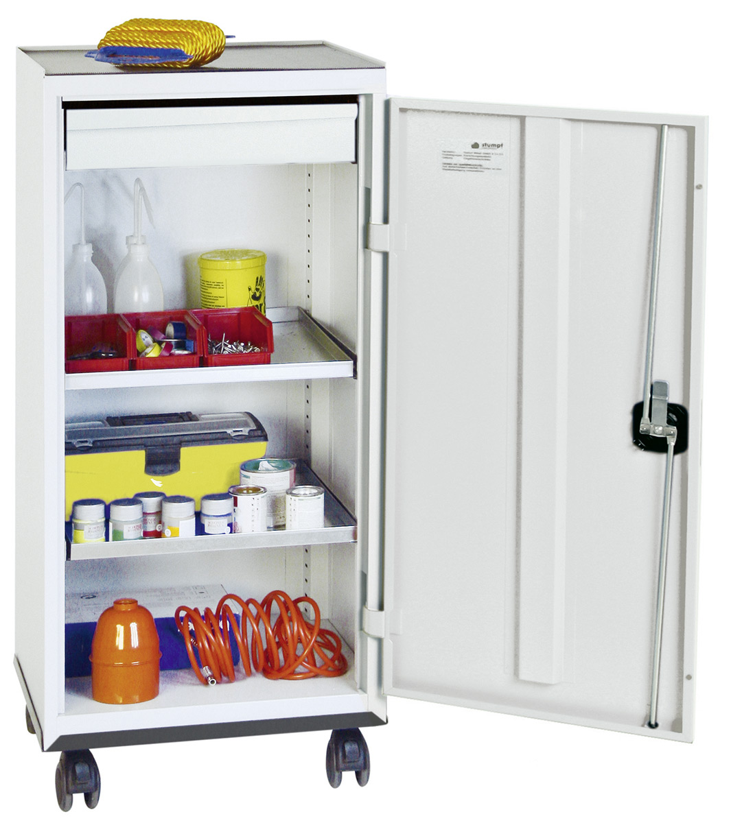 Werkzeug/- Beistellschrank Serie 2000, mit Teleskopauszügen, 1000x500x500 mm HxBxT