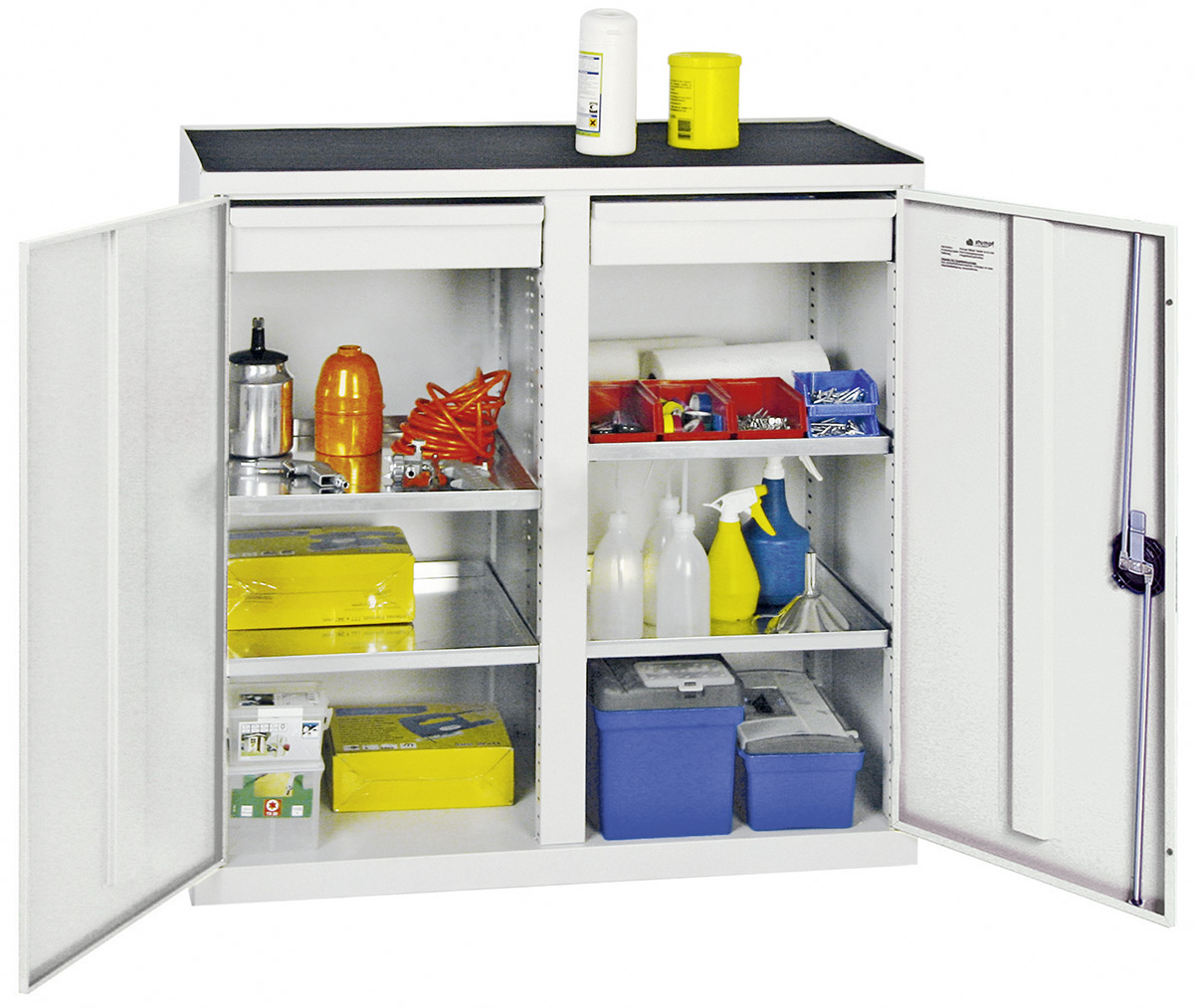 Werkzeug/- Beistellschrank Serie 2000, mit Teleskopauszügen