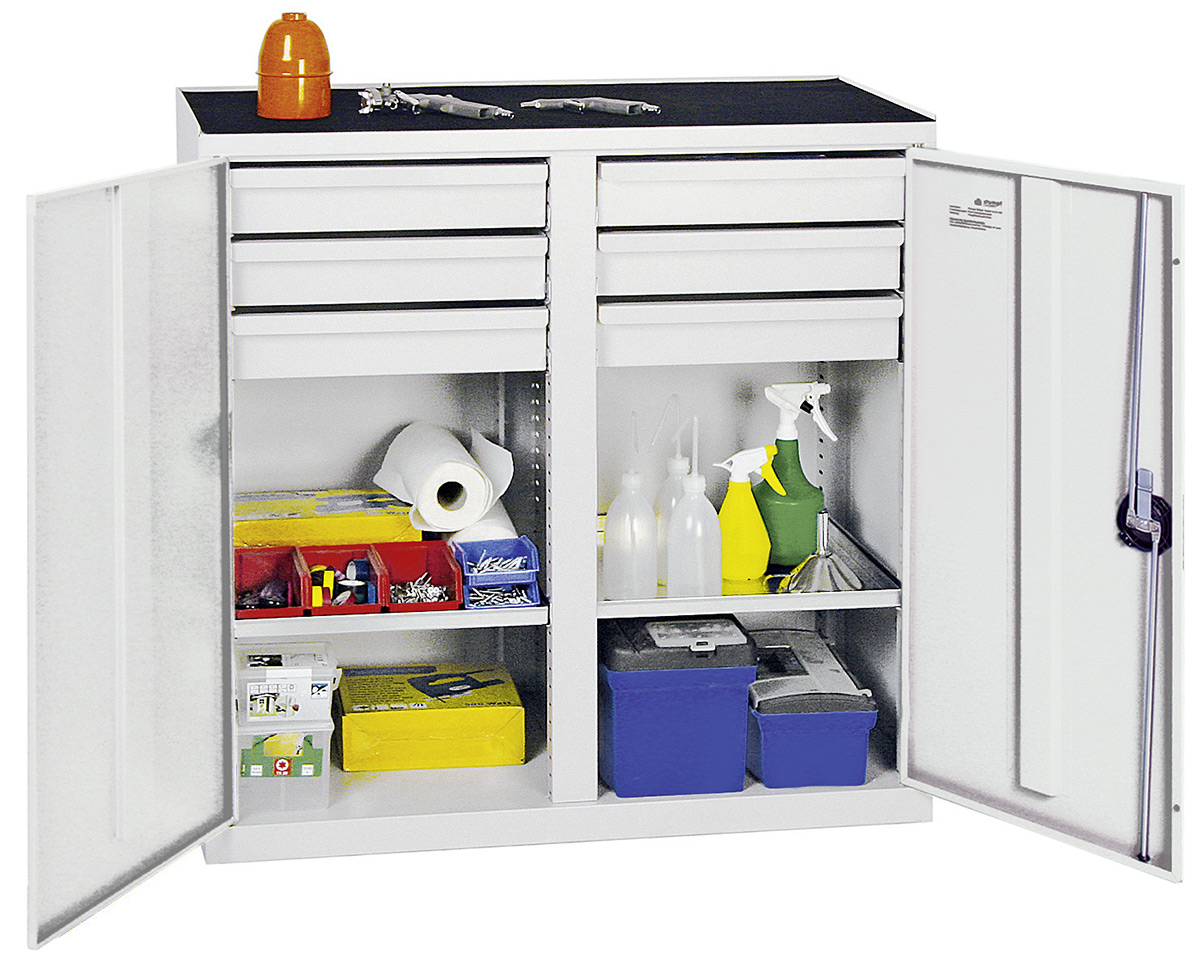 Werkzeug/- Beistellschrank Serie 2000, mit Teleskopauszügen