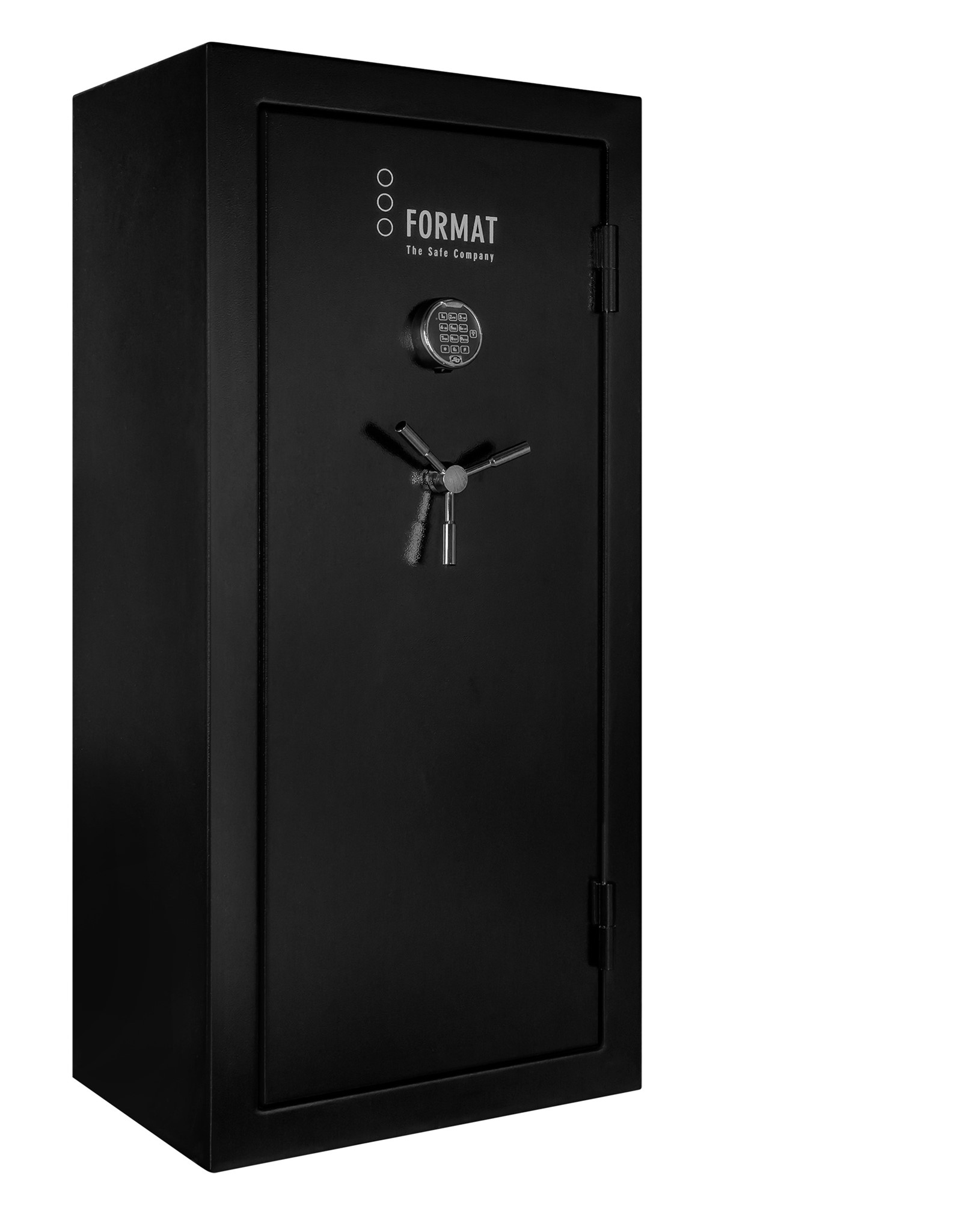 Waffenschrank Modell GW-CAZ mit 45 min Feuersicherheit Schwarz/ Struktur