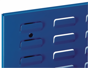 Schlitzplattenwand 1000x450 mm HxB, RAL 5010 enzianblau
