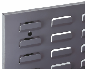 Schlitzplattenwand 500x450 mm HxB, RAL 7015 schiefergrau
