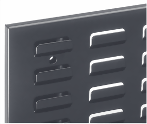 Schlitzplattenwand 500x450 mm HxB, RAL 7016 anthrazitgrau
