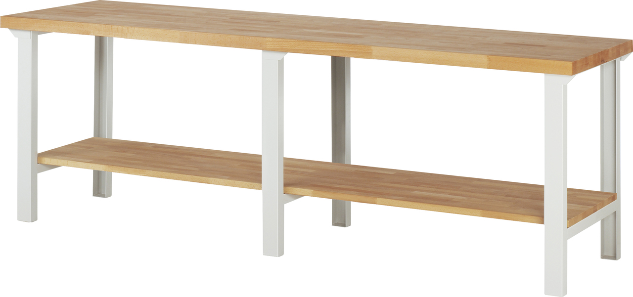 Werkbank fixe Höhe, 2500x700x840 mm LxTxH