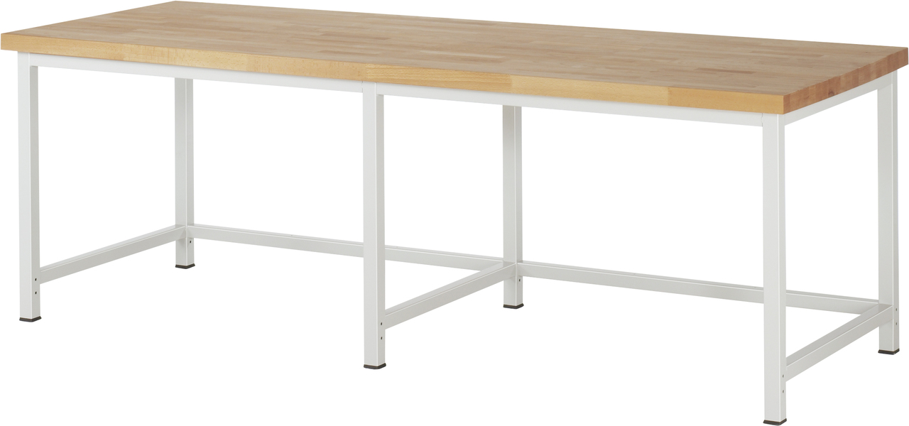 Werkbank fixe Höhe, 2500x900x840mm LxTxH