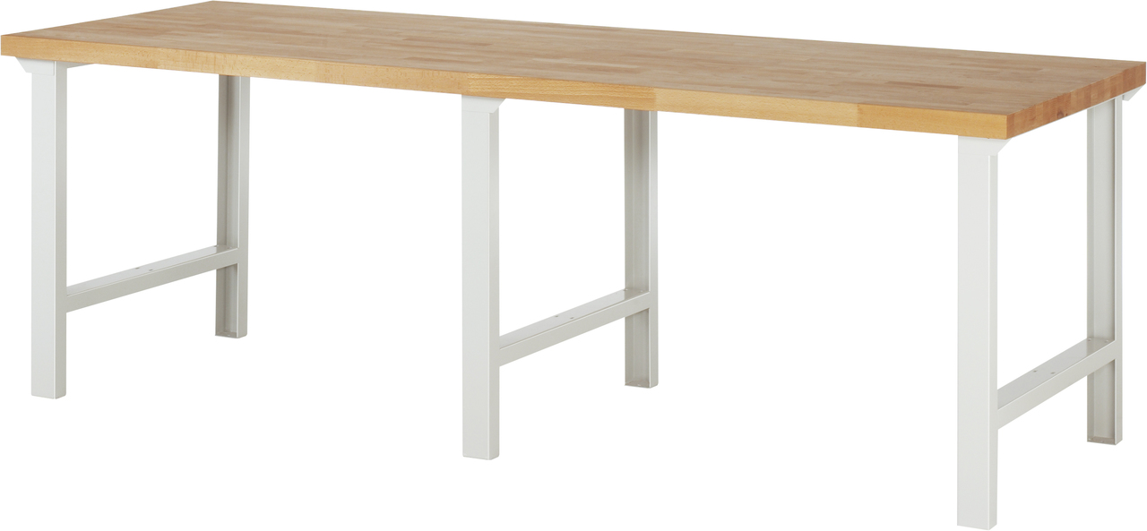 Werkbank fixe Höhe, 2500x900x840 mm LxTxH