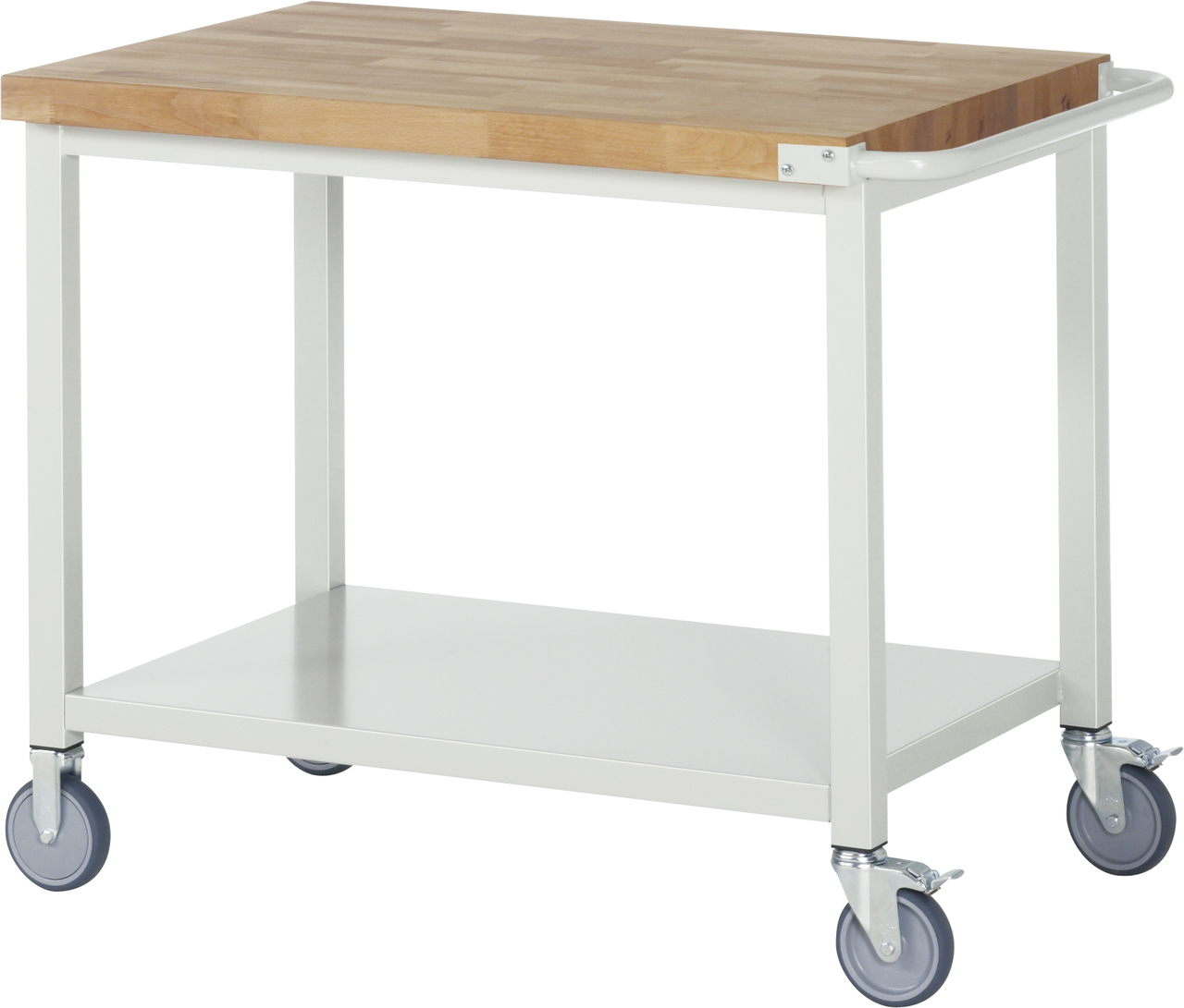 Fahrbare Werkbank Modell 8000, B 1000xT 700xH 880mm, Buche-Massiv-Platte 40mm