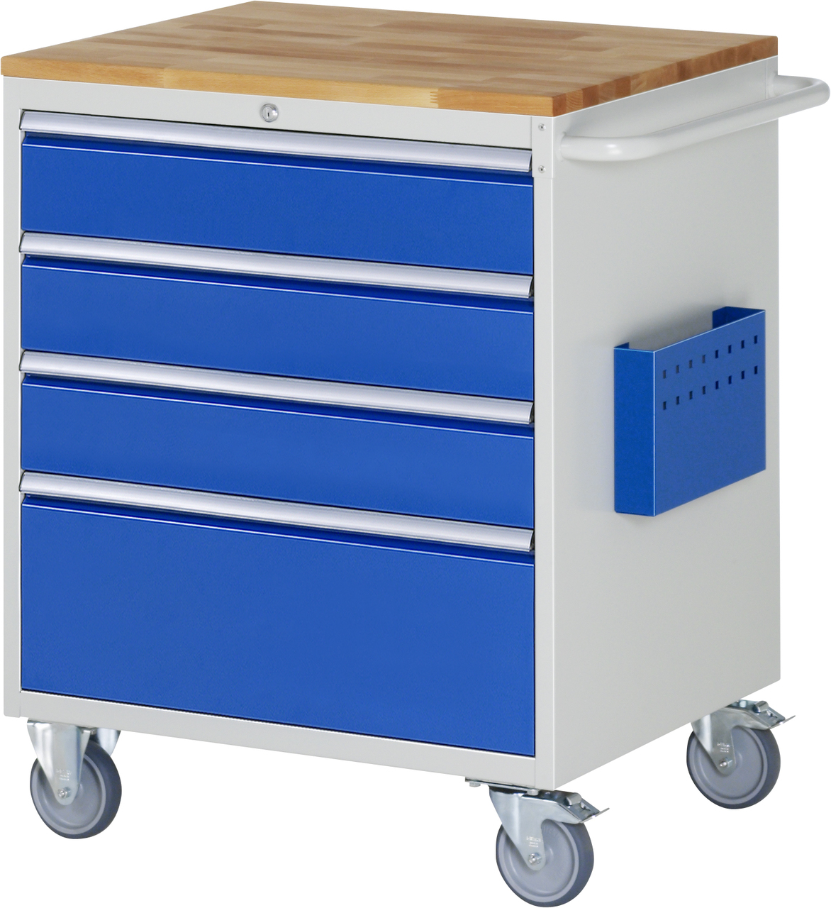 Montagewagen Modell XL5.3, B 770 x T 650 x H 975 mm, Buche-Top 25 mm