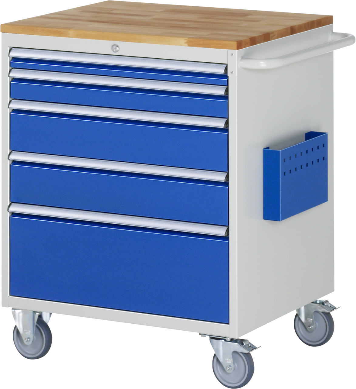 Montagewagen Modell XL5.2, B 770 x T 650 x H 975 mm, Buche-Top 25 mm